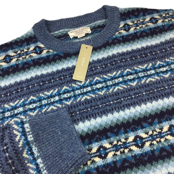 J. Crew Other - J. Crew Wallace & Barnes Mens Fair Isle Sweater